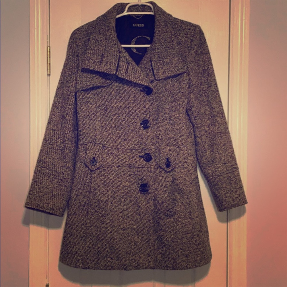 Used GUESS peacoat